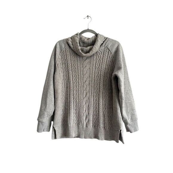 Joseph A. Gray Colorful Speckles Knit Fleece Sweater Cowl Neck Size Petite Large - Picture 1 of 10